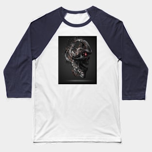 Cyborg Vampire Baseball T-Shirt